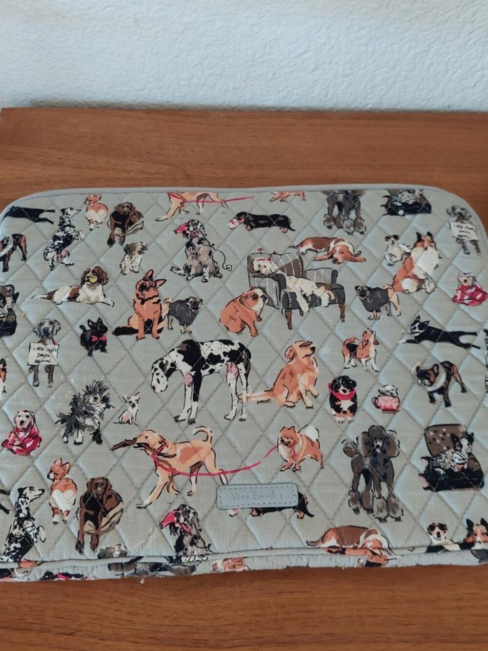 Vera Bradley dog show best in show laptop dog case pouch #pug #dog - Picture 3 of 7